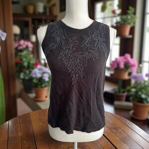 LUCKY BRAND Womens Gray Fauna Tank Top Size XS